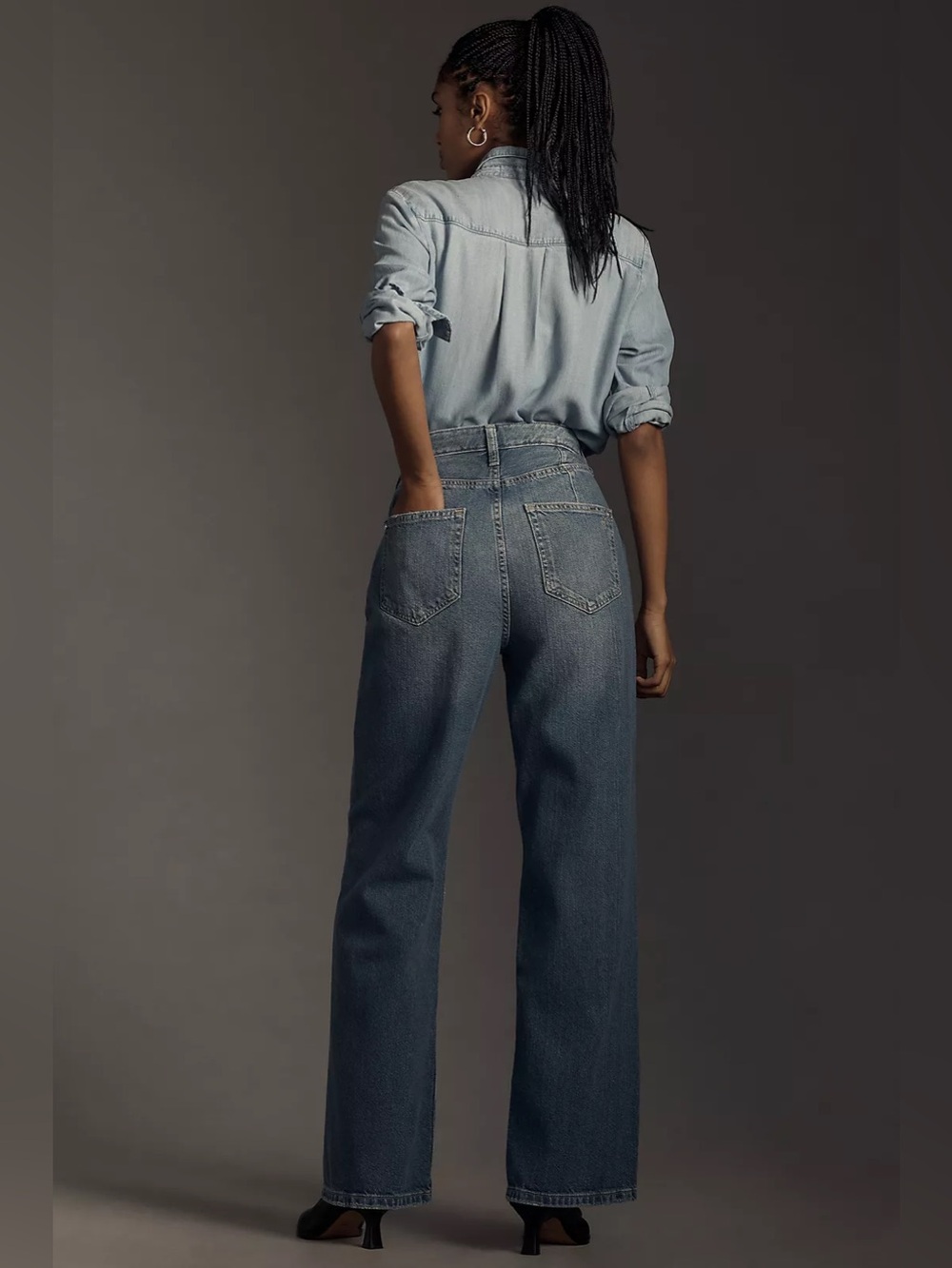 🆕 Pilcro by Anthropologie The Joey High-Rise Straight-Leg Jeans NWT SZ 31 - Picture 5 of 5